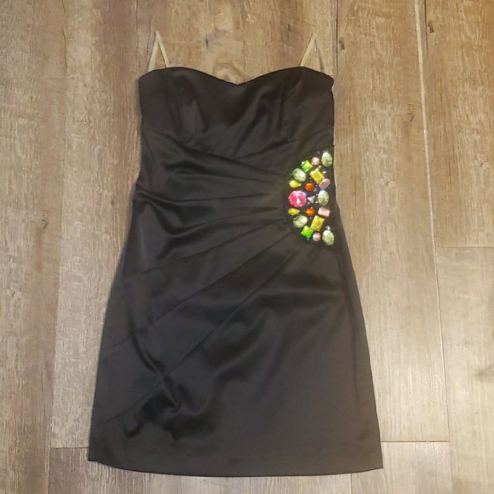 Crystal black dress